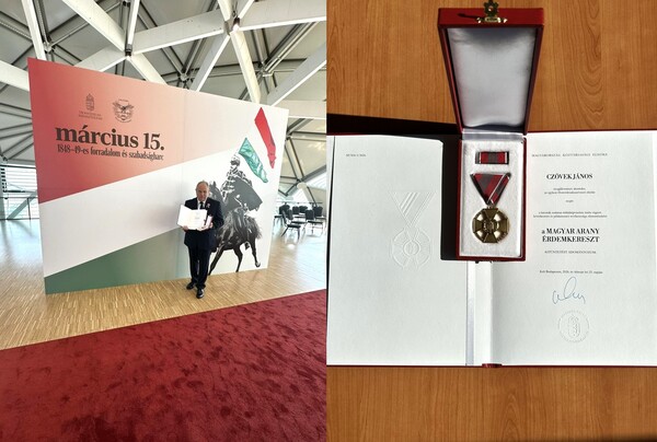 Magyar Arany Érdemkeresztet kapott a LIGA korábbi társelnöke 